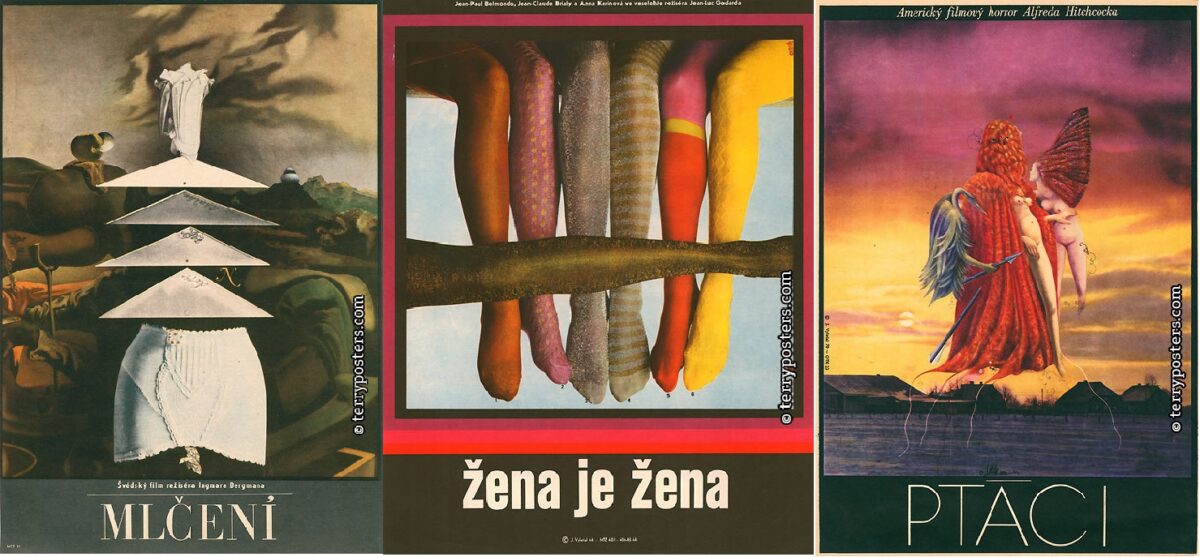3 plagáty Josefa Vyleťala.